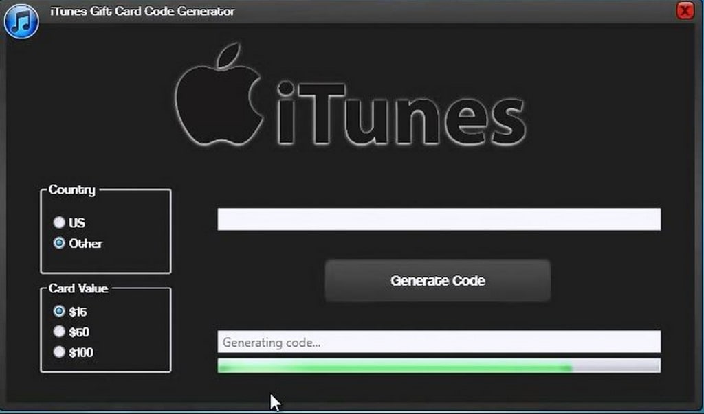 Free Itunes Codes Gift Card Generator Tool Software