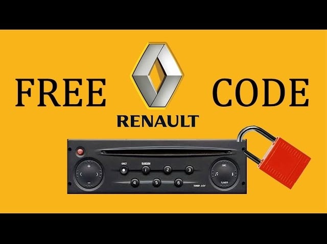 Renault радио. Разблокировка радио логон.