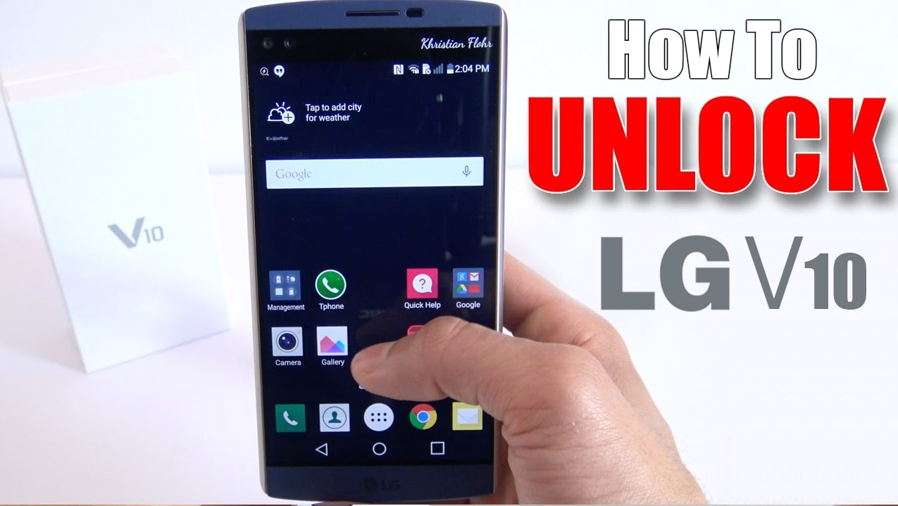 How To Unlock LG V10 Phone For Free With Generation Software