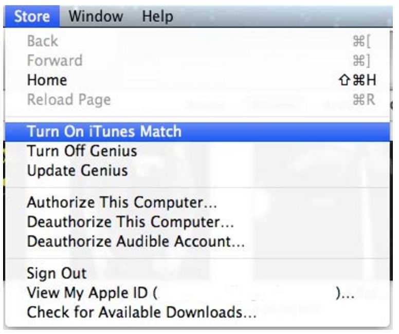 iTunes Match On iPhone