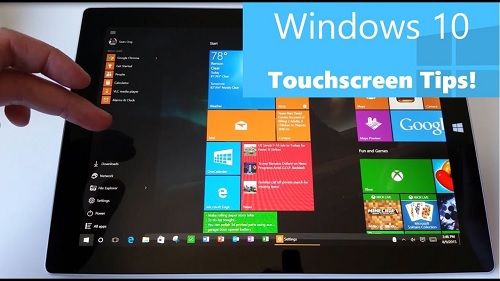 Windows 10 Touchscreen